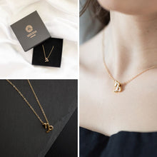 Cargar imagen en el visor de la galería, Collar zodiacal chapado en oro de 18 quilates