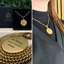 Cargar imagen en el visor de la galería, Collar zodiacal personalizado chapado en oro de 18 quilates – Incluido en la caja de regalo