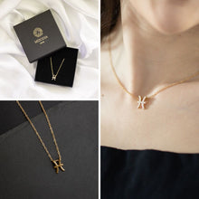 Cargar imagen en el visor de la galería, Collar zodiacal chapado en oro de 18 quilates