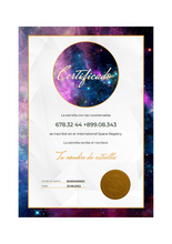 Cargar imagen en el visor de la galería, Regalar una estrella de una constelación - Supernova