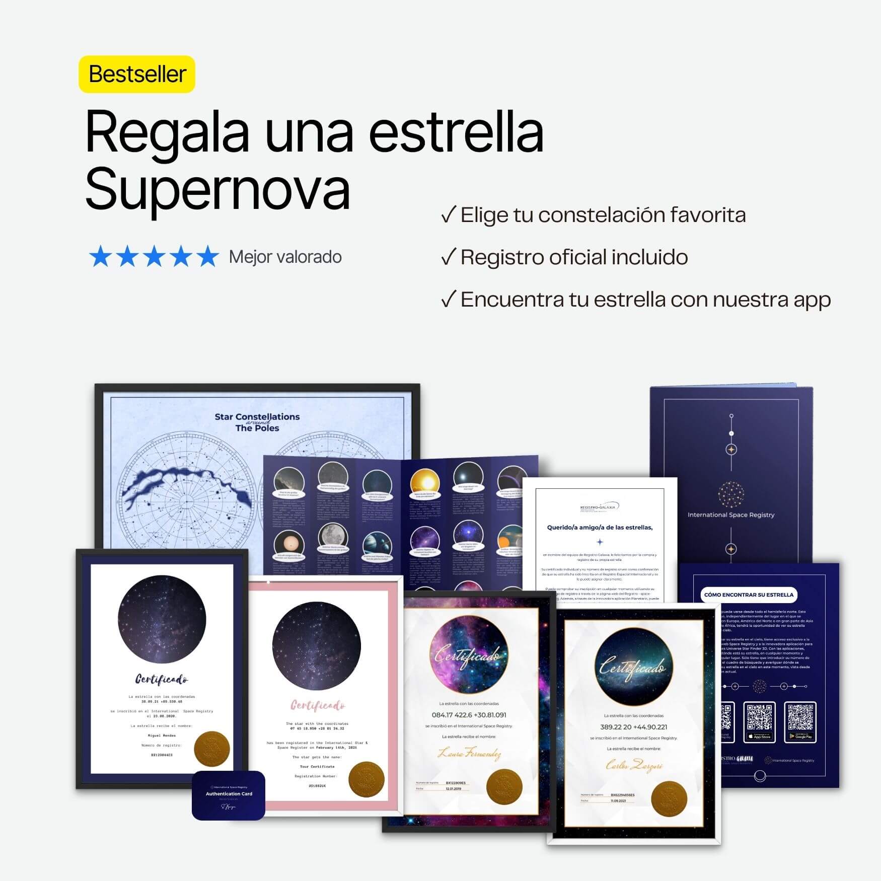 Regalar una estrella en una constelación - Supernova